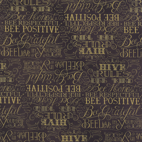 BEE CREATIVE 19752 15 Black Words Deb Strain Moda