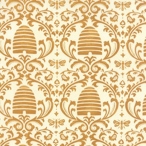 BEE CREATIVE 19753 14 Bee Hives Gold White Deb Strain MODA