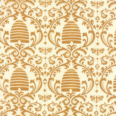BEE CREATIVE 19753 14 Bee Hives Gold White Deb Strain MODA