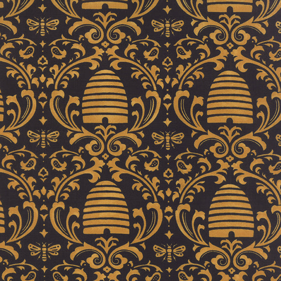 BEE CREATIVE 19753 16 Beehives Black Gold Deb Strain MODA