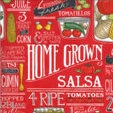 HOME GROWN SALSA 19970 12 Labels Tomato Deb Strain MODA