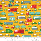ON THE GO 20721 17 Backhoe Yellow Trucks & Cars Stacy Iest Hsu Moda
