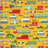 ON THE GO 20721 17 Backhoe Yellow Trucks & Cars Stacy Iest Hsu Moda