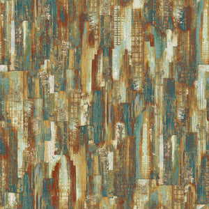 URBAN REFLECTIONS 22950 66 Teal Brush Strokes Northcott
