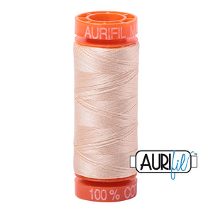 AURIFIL THREAD BMK50 2315 Pale Flesh 50 wt 218 Yard 100% Cotton Mako