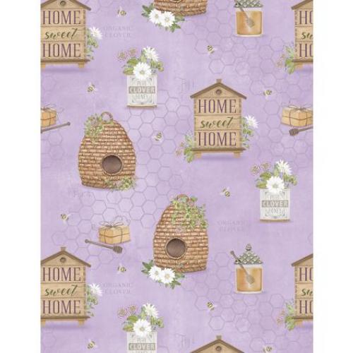 THE ART OF BEE KEEPING 27606 620 Lavender Bee Hives Danielle Leone Wilmington Prints