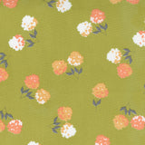 COZY UP 29121 15 Moss Clover Blossoms  Scattered Corey Yoder Moda