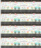 FLOWER MARKET 2JHS 1 Border Stripe Multi In The Beginning