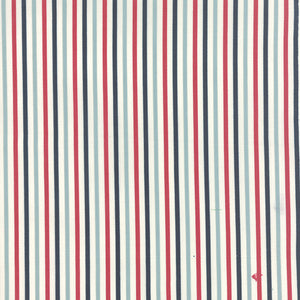 THE BOAT HOUSE 5555 14 Stripes Apple Red Sweetwater MODA