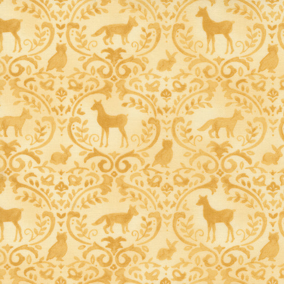 EFFIE'S WOODS 56014 13 Goldenrod Animals Deb Strain Moda