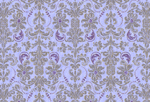FRENCH TWIST A 5730 MLP Damask Lavender Grey Lonni Rossi Andover