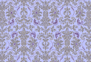 FRENCH TWIST A 5730 MLP Damask Lavender Grey Lonni Rossi Andover