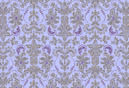 FRENCH TWIST A 5730 MLP Damask Lavender Grey Lonni Rossi Andover