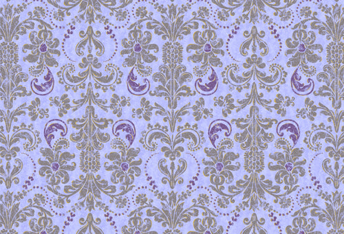 FRENCH TWIST A 5730 MLP Damask Lavender Grey Lonni Rossi Andover
