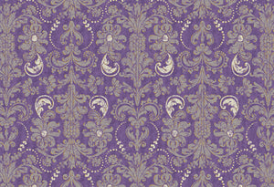 FRENCH TWIST A 5730 MP Damask Purple Grey Lonni Rossi Andover