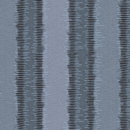 DESERT MOONS A 7725 MBC Stripes Grey Metallic Lonni Rossi Andover