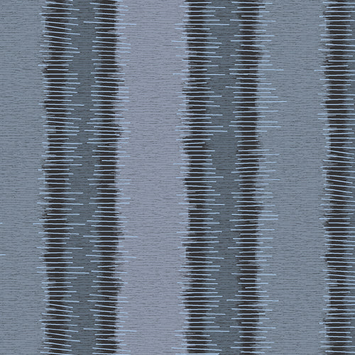 DESERT MOONS A 7725 MBC Stripes Grey Metallic Lonni Rossi Andover