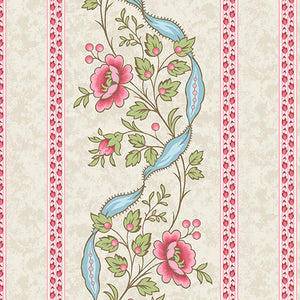 ARBOR ROSE A 7781 L Wallpaper Stripe Linen Renee Nanneman Andover