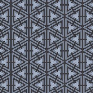 BY THE NUMBERS A 7858 MK Triangles Grey Lonni Rossi Andover