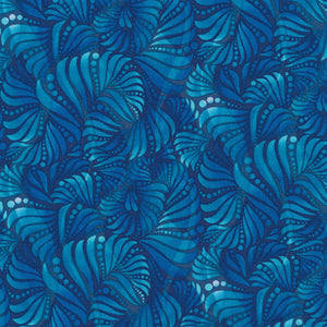 WINTER BLUES 27781 Swirls Med Blue Paintbrush Studios