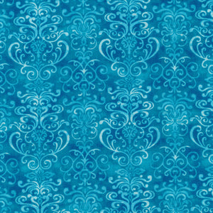 WINTER BLUES 27812 Damask Lt Blue Paintbrush Studios