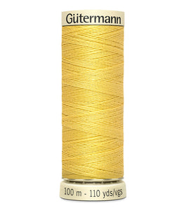 GUTERMANN THREAD 100 820 Buttercup 50 wt Sew All Polyester Thread