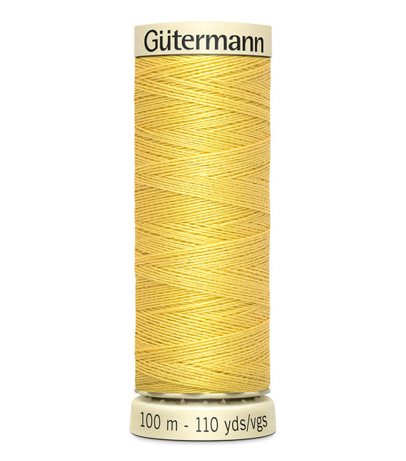 GUTERMANN THREAD 100 820 Buttercup 50 wt Sew All Polyester Thread