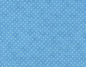 ESSENTIAL DOTS 8654 35 Turquoise Background White Dots  MODA BASICS