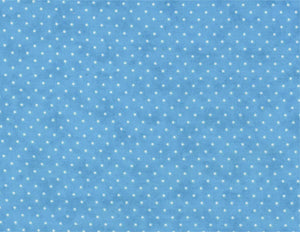 ESSENTIAL DOTS 8654 35 Turquoise Background White Dots  MODA BASICS