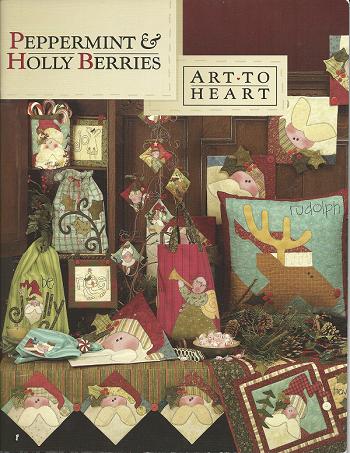 ATH PEPPERMINT & HOLLY BERRIES 530B Book Nancy Halvorsen Art to Heart