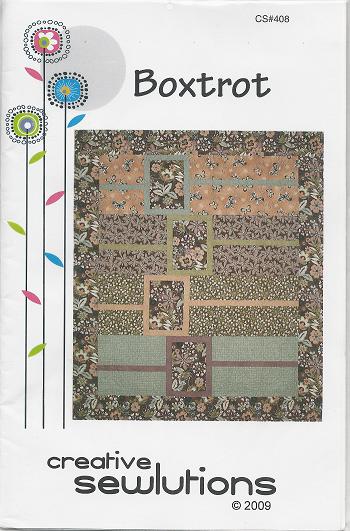 BOXTROT CS408 Pattern Creative Sewlutions