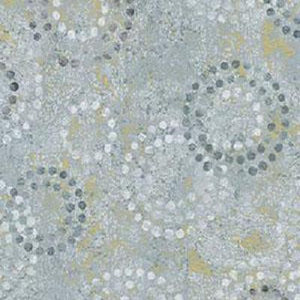 EARTHTONES 2 26658 SLA1 Circles Slate Metallic Norman Wyatt P & B