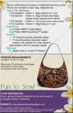 PSBD105 HUNTINGTON HOBO BAG Pattern Pink Sand Beach Designs