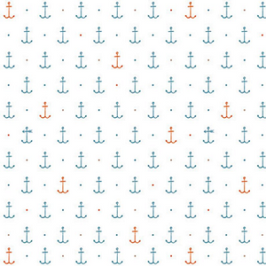 IN DEEP SHIP 26458 Z Anchors White QT