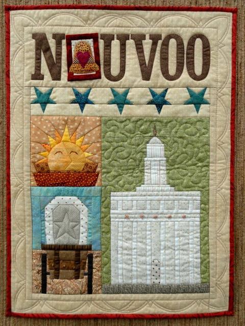 NAUVOO POSTCARD HSN204 Pattern Hearthsewn