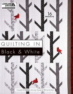 QUILTING IN BLACK & WHITE 5608 Leisure Arts