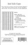 RED SOLO CUPS FFQ 026 Quilt Carolyn Griffin Far Flung Quilts