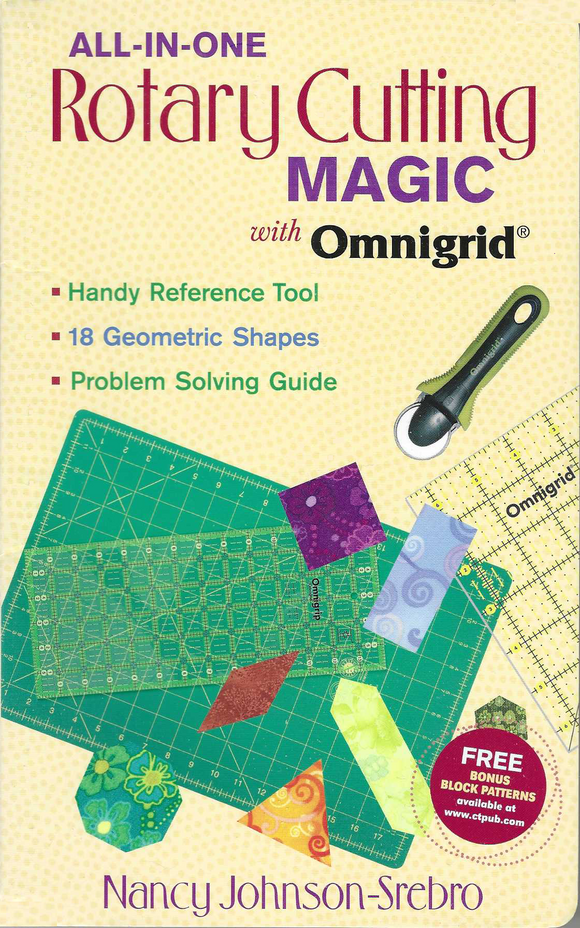 ROTARY CUTTING MAGIC 10533 Book Nancy Johnson-Srebro C&T Pub