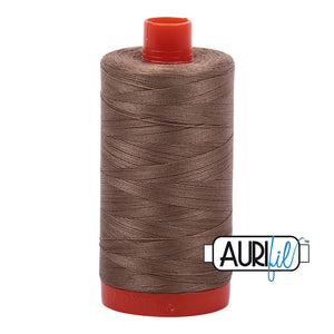 AURIFIL THREAD BMK50 2370 Sandstone 50 wt 1300 MT 100% Cotton Mako