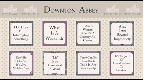 DOWNTON ABBEY A 8109 N Labels The Dowager Kathy Hall Andover