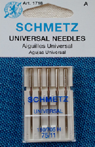 SCHMETZ NEEDLES 1718 Universal Size 11/75 Sewing Machine