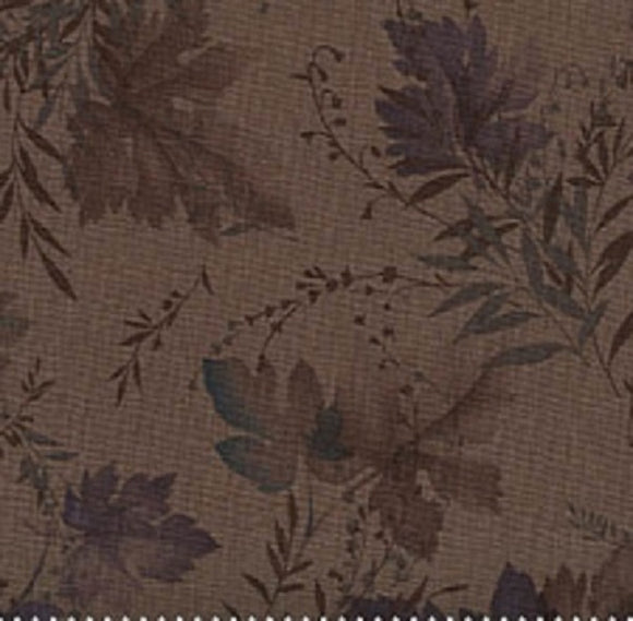 SERENITY BASICS 90037 H Leaves Chocolate Brown Diawabo Cara Collection FQ
