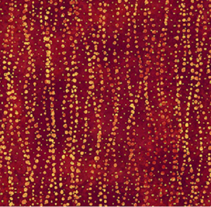 SHIMMER 21461M 24 Sunglow Red Metallic Dot Deborah Edwards Artisan Spirit Northcott