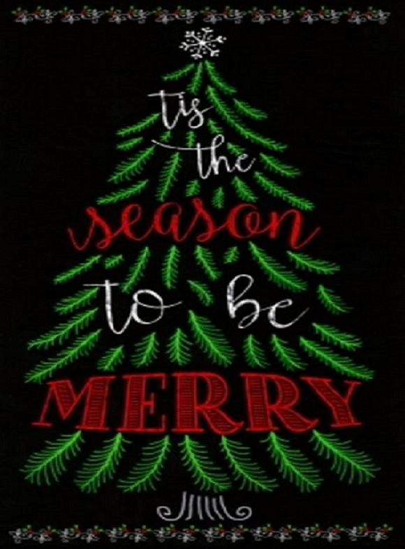 JOLLY C5184 Black Panel Christmas Tree Timeless Treasures