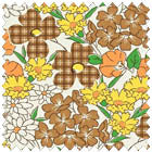 FEED SACK VI 30919 8  Floral Brown Windham FQ