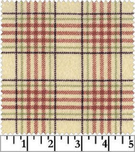 WOOLIES FLANNEL 18142 ER Large Plaid Red Maywood FAt QUARTERS