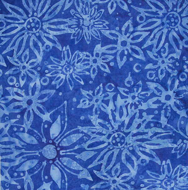 ALILAH BATIK 80266 64 Flowers Teal Banyan Batiks – Sew Inspired