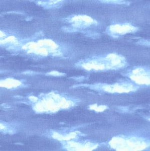 MODASCAPES 15633 12 Clouds Sky Blue Basics MODA