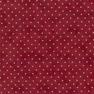 ESSENTIAL DOTS 8654 18 Red with White Dots  MODA