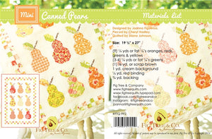 FTQ 992 CANNED PEARS Pattern Joanna Figueroa Fig Tree